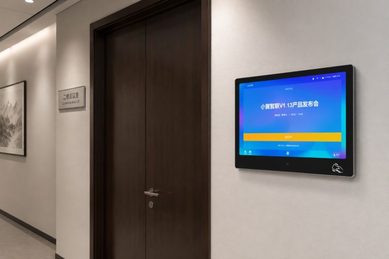 会议门牌在政府会议室的应用