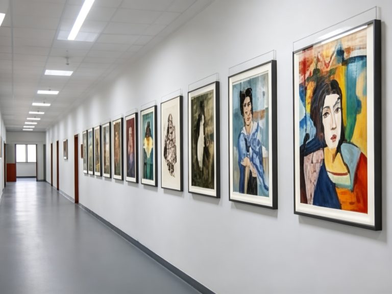Digital Art Signage in art training center