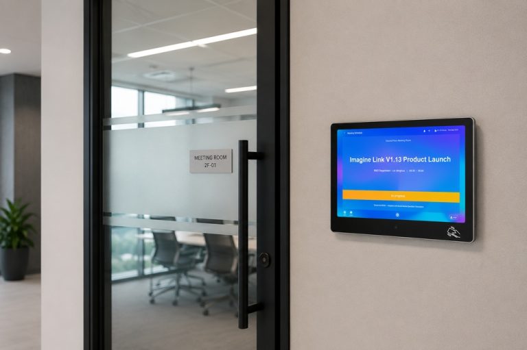 Meeting Room Sign at corporate meeting room entrance
