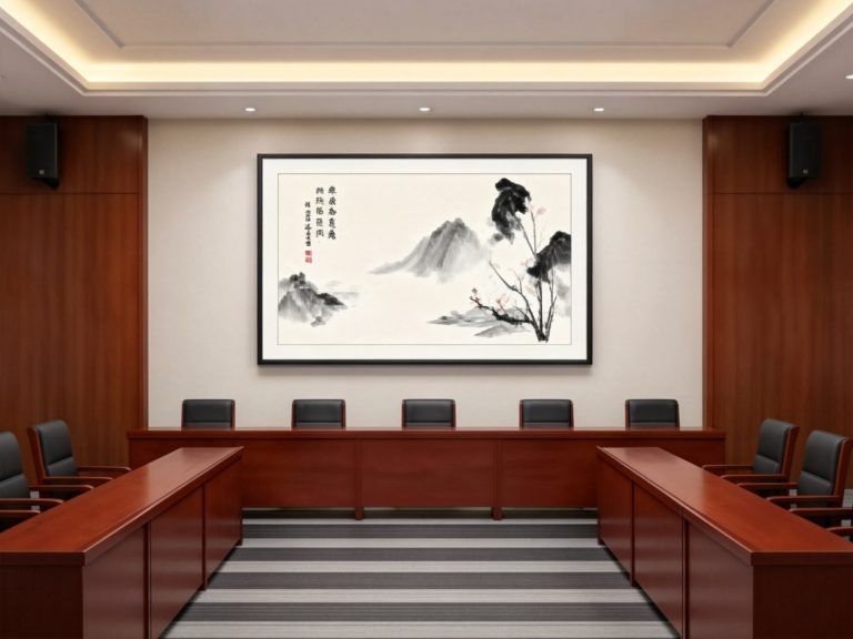 Digital Art Signage in government office