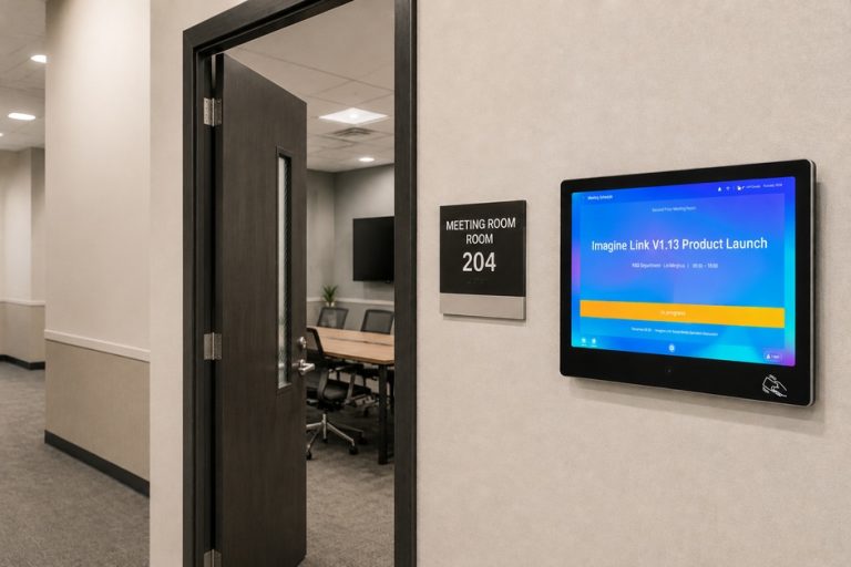 Meeting Room Sign at government meeting room
